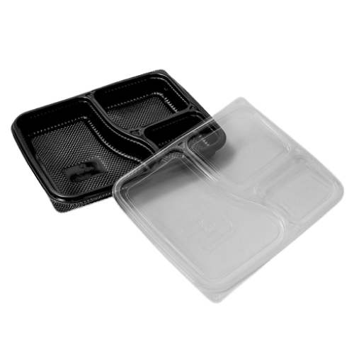 Feast - 3 Compartment Meal Box XL (P) Tray with Lid