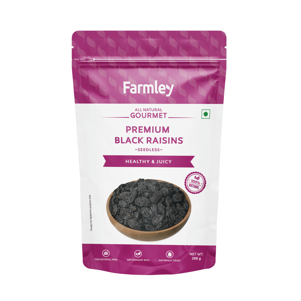 Farmley - Dried Black Raisin Seedless