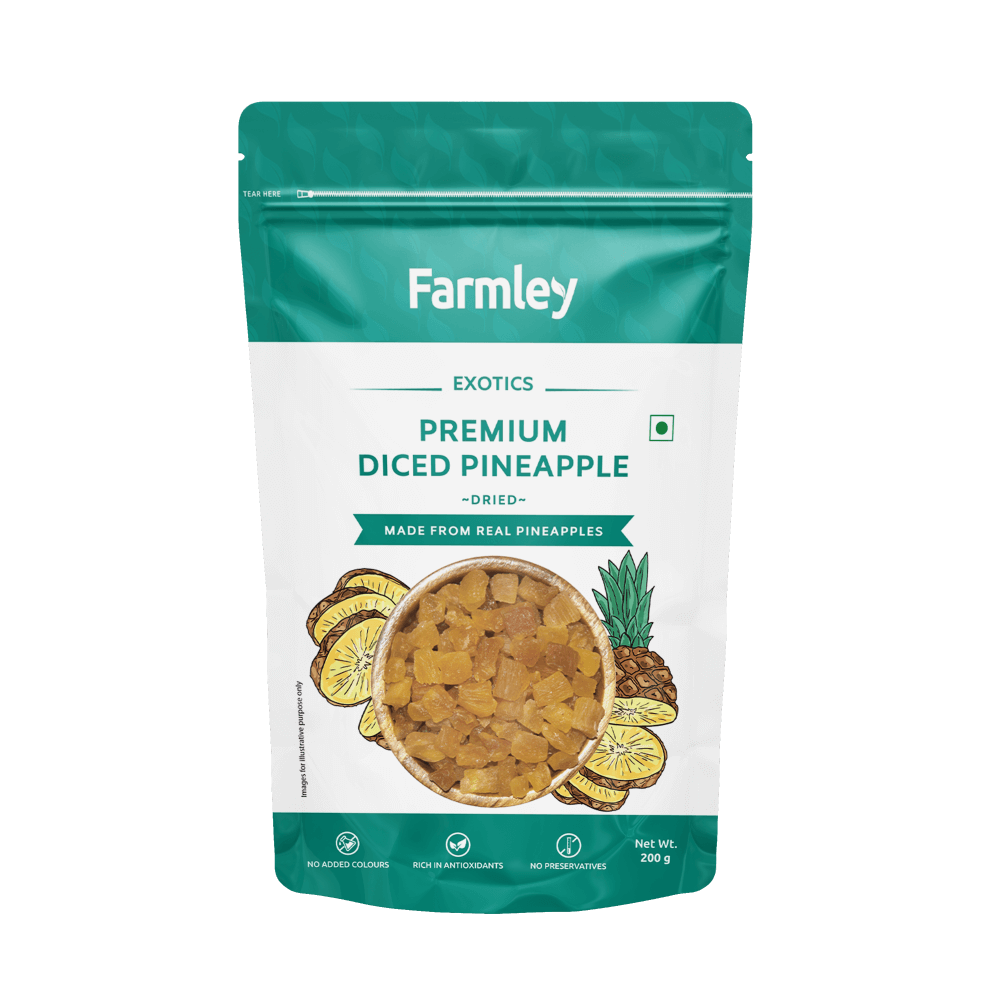Dried Pineapple Bites, 200 gm