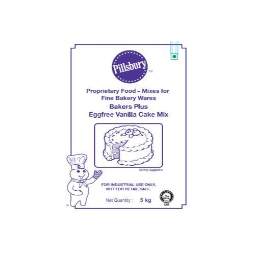 Pillsbury - Bakers Plus Eggfree Vanilla Cake Mix