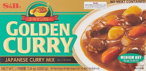 S&B - Golden Curry Mix Medium Hot