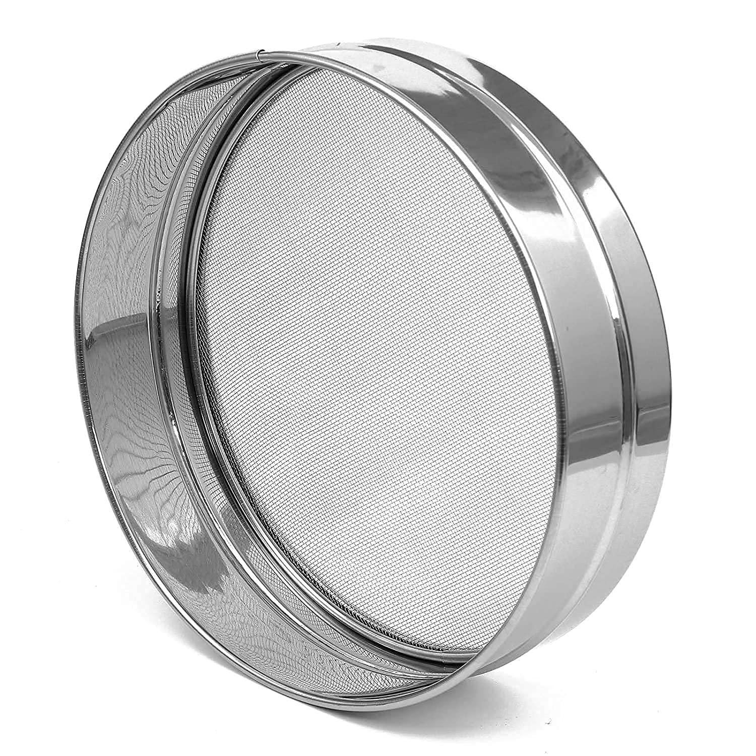 Feast - SS Flour,Spices,Atta, Maida Chalni/Sieve 10 Inch